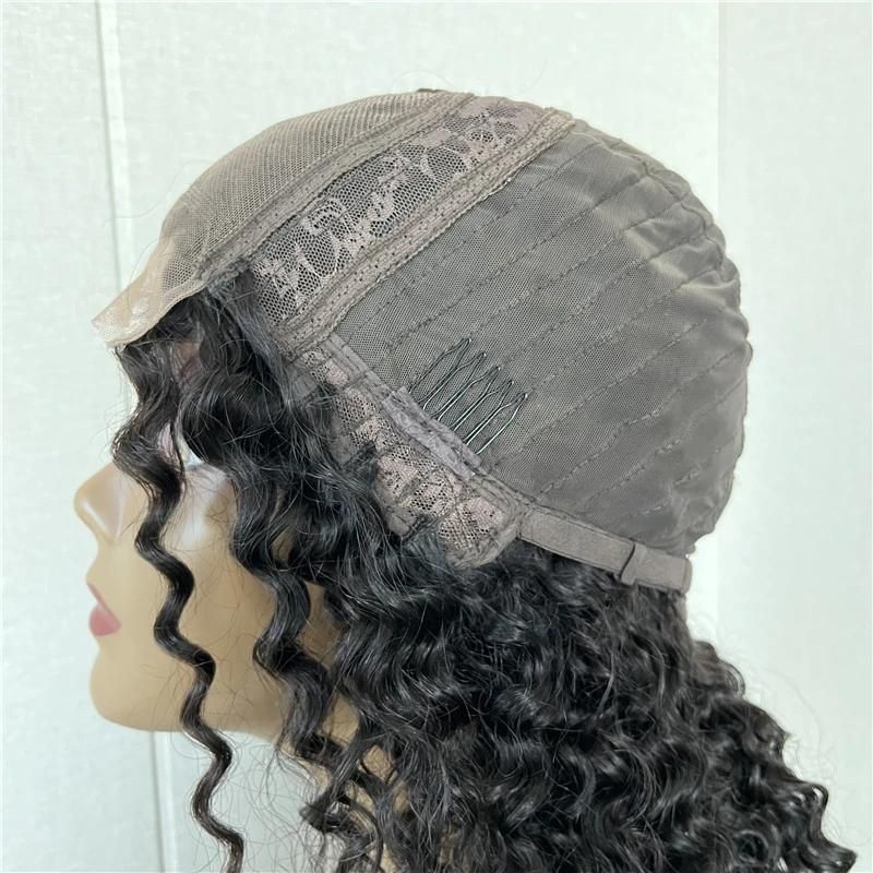 Jerry Curly 4*4 Lace Wig Brazilian Human Hair Wigs for Black Women