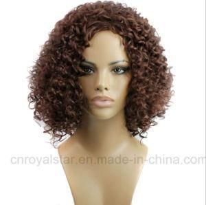Women Fashion Afro Small Curly Synthetic Wig
