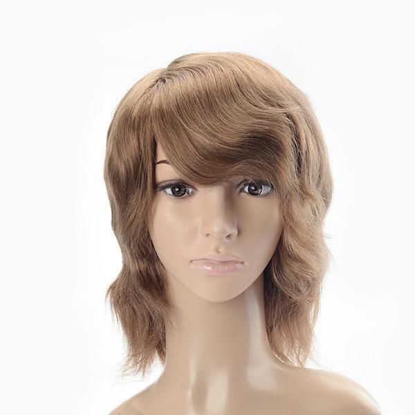 1601lw0007 French Lace with Clear Poly Back Sides Women Hair Systems