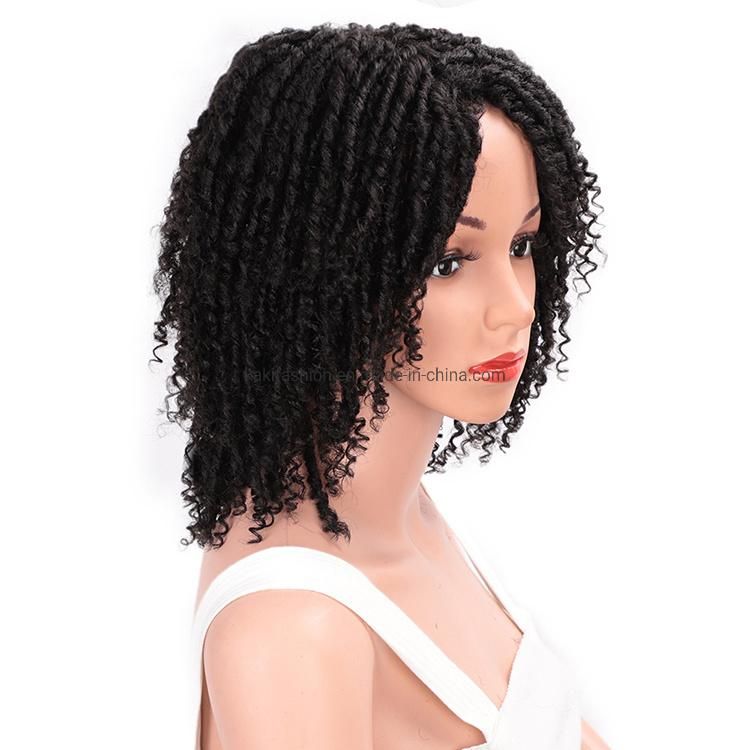 Crochet Braids Twist Jumbo Faux Locs Synthetic Wigs for Black Women Afro Black Hair