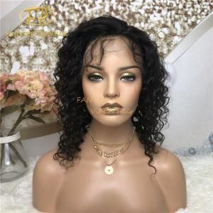 Wholesale Lbrazilian/Indian Virgin/Remy Human Hair Full/Frontal Lace Wig with #1b Color