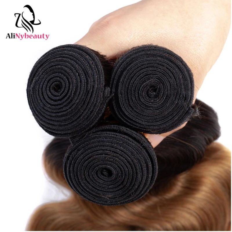 Alinybeauty New Fashion Color 1b/27 Body Wave Peruvian Hair Products