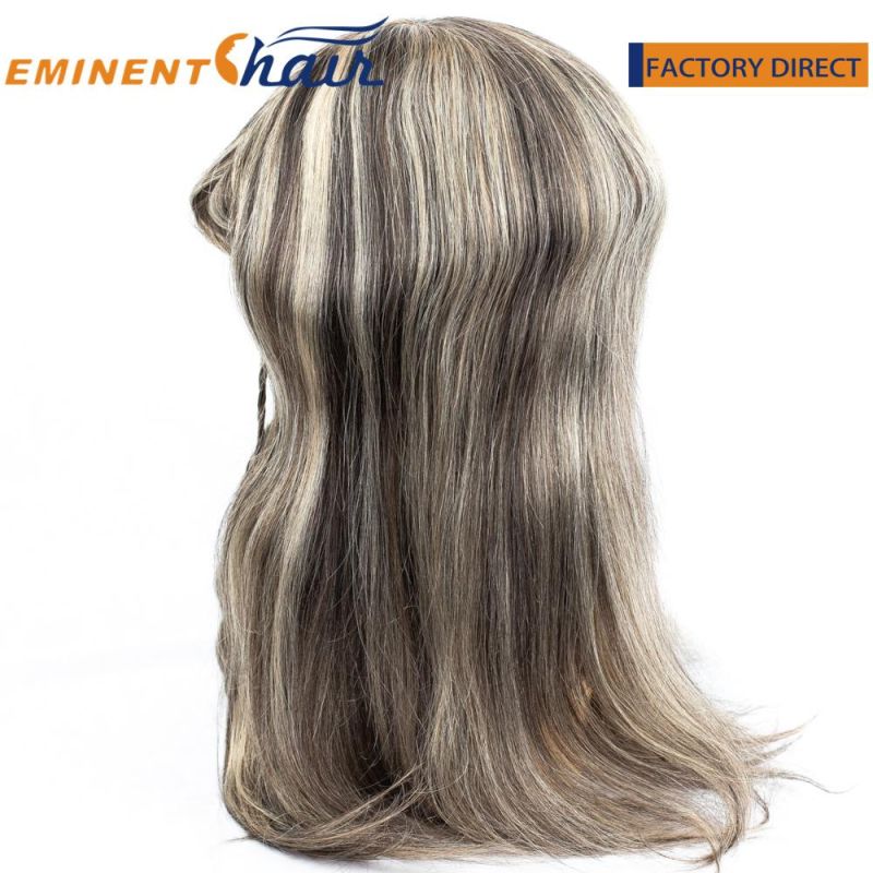 Custom Double French Lace Highlight Spots Wig for Women