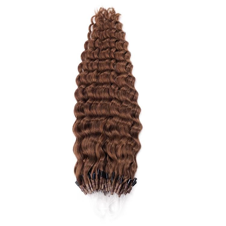 Wholesale Price Micro Links Remy Virgin Human Hair Kinky Curly Hair Extension