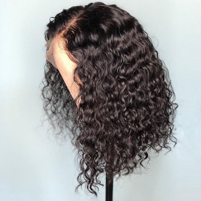 Wholesale Jerry Curly Bob Hair Wigs 13X4 Lace Frontal Bob Hair Wigs 150 Density Brazilian Virgin Human Hair Wigs 10 Inch