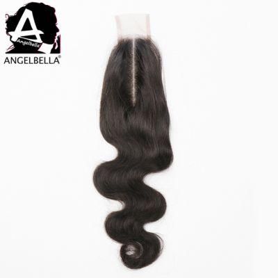 Angelbella Raw Indian Hotsales Swiss Lace Closure Natural 2X6 Human Hair Closure