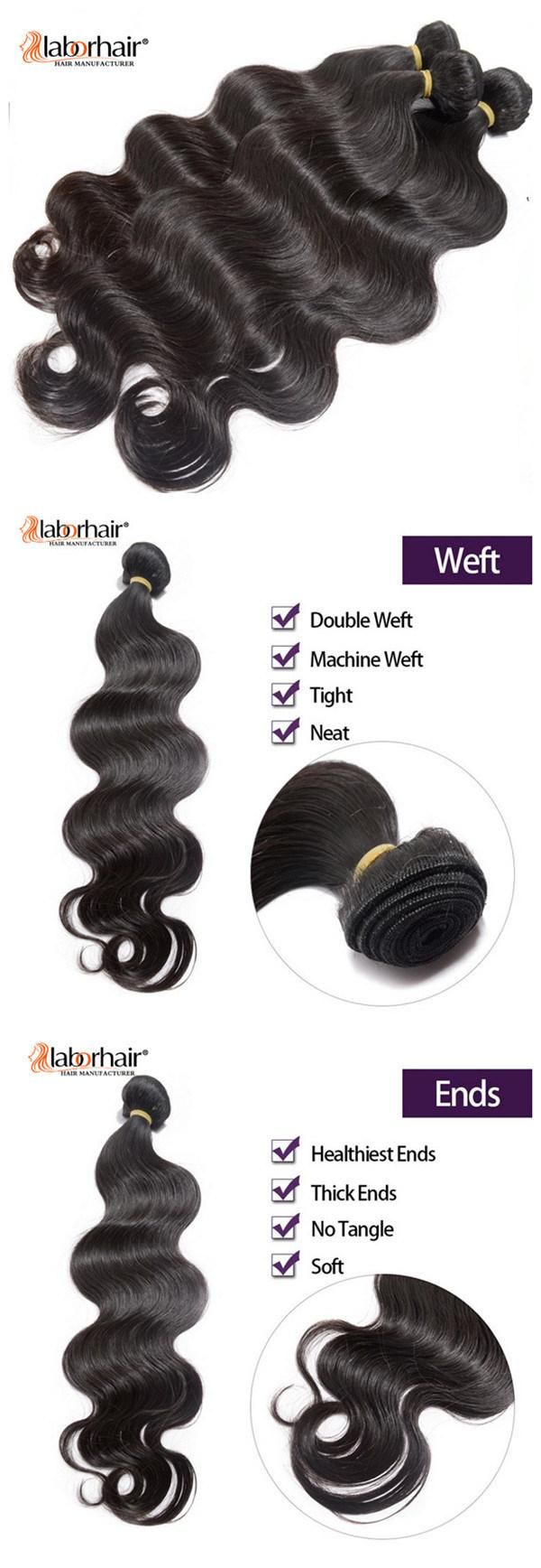 9A Grade Top Quality Remy 100% Natural Brazilian Virgin Human Hair Extension Hair Weave Lbh 088