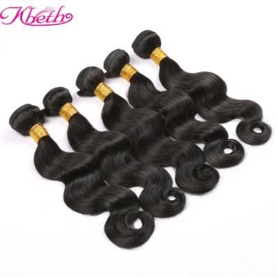 Kbeth Body Wave Hair Virgin Tissage Brazilian Hair Remy Tangle Free Natural Curly Bouncy Human Hair Weft
