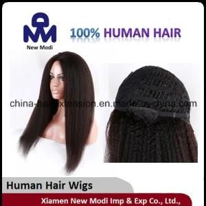 No Lice Human Hair Wig U Part Lace for Lady