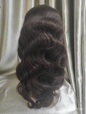 Dark Brown Vrigin Brazilian Human Hair Lace Wigs