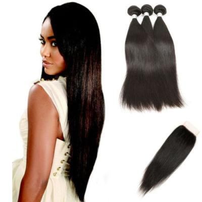 Wendyhair Straight Human Hair Natural Brazilian Remy Hair Bundles