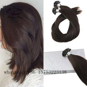 U Tip Keratin Remy Human Hair Extension Darkest Brown 2#