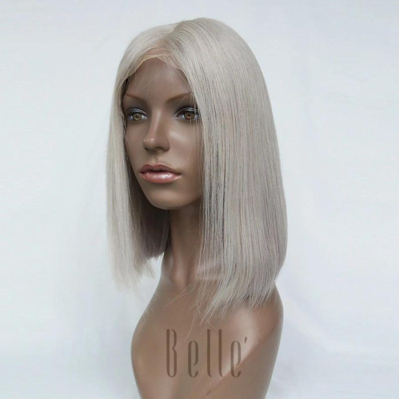 Belle Natural Parting 100% Human Hair Handtied Lace Front Wig