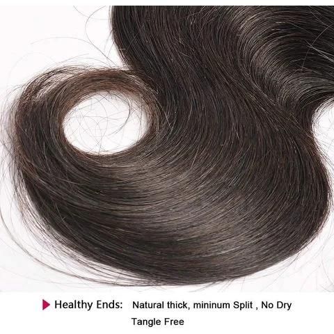 Free Sample Human Hair Bundles Unprocessed Brazilian Hair Weave Bundles Wavy Human Hair Extension for Braid