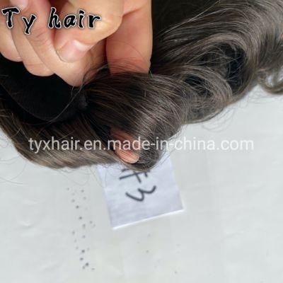 Chinese Q6 Lace Toupee for Men with PU Back and Sides Nice Choice for Humid Weather