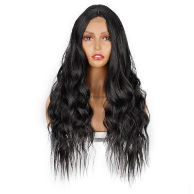 Top Quality Lace Front Synthetic Wig Heat Resistant Long Body Wave Synthetic Hair Wigs