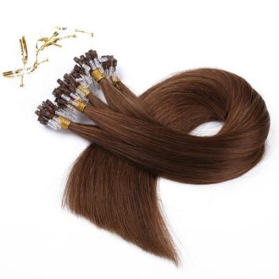 Loop Human Hair Extensions Balayage Ombre Color Machine Remy Hair 14-24inch Micro Ring Hair 50g/50s 1g/1s
