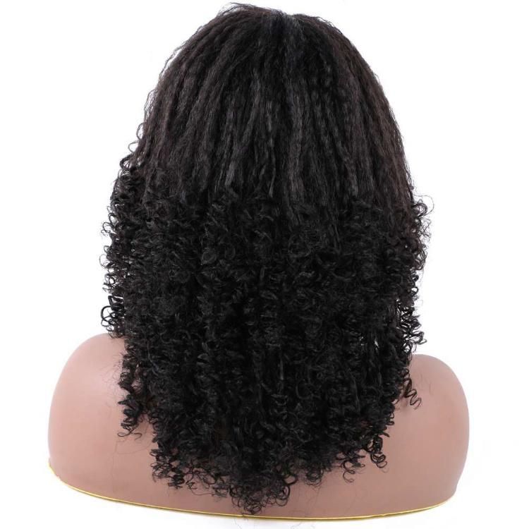 Afro Kinky Curly Black Short Bob Wig Wholesale Cheap Synthetic Hair Wig