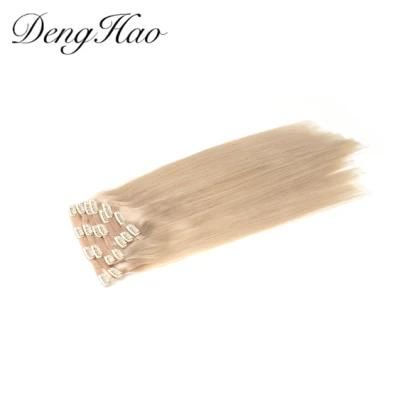 Factory Wholesale Price Double Drawn Clip in Hair Extensions