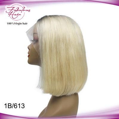 in Stock Durable 12A Grade 1b/613 Tone Lace Bob Wig