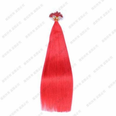 Loop Hair #Red Color 100% Unprocessed Virgin Remy Human Hair