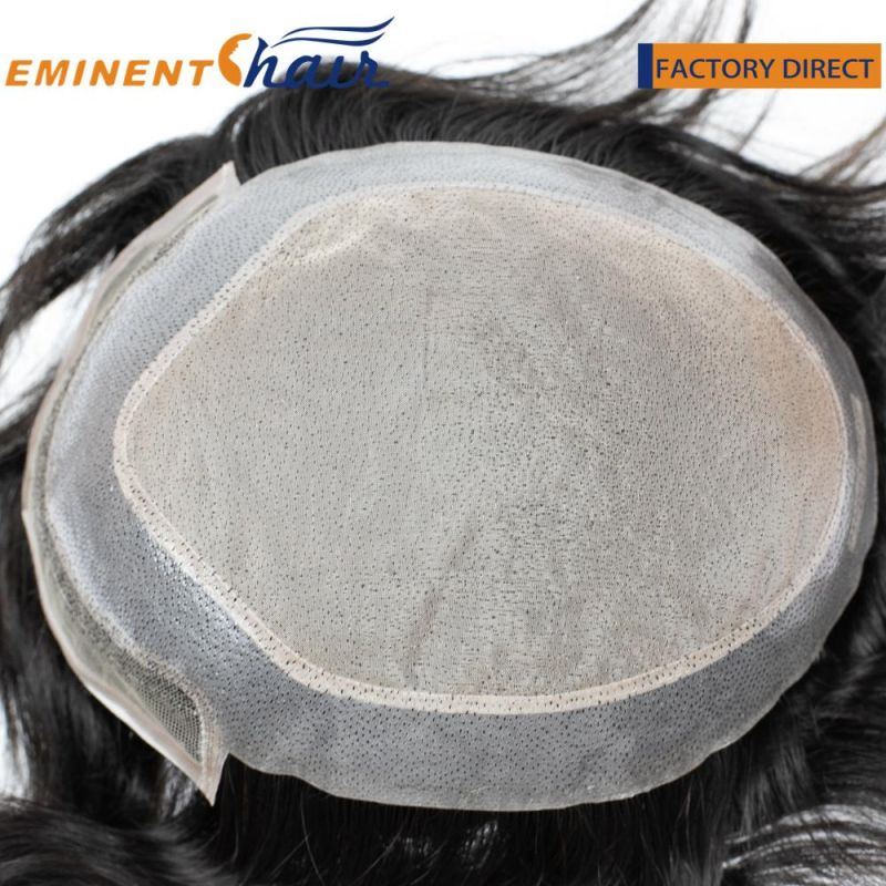 Indian Hair Lace Front Men′s Hair Piece Toupee