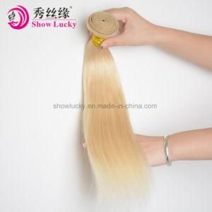 Natural Blonde 613 Silk Straight Remy Hair Weft Products 100% Russian Virgin Human Hair