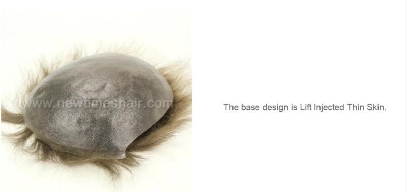 Invisible Hair Line Men′s High Quality Wigs