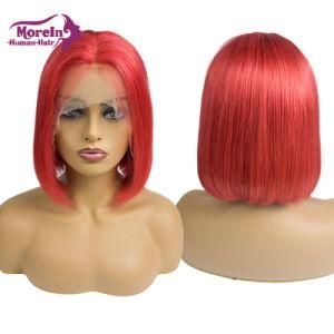 2019 Professional Human Hair Red Bob Wig Raw Virgin Hair Vendors in India