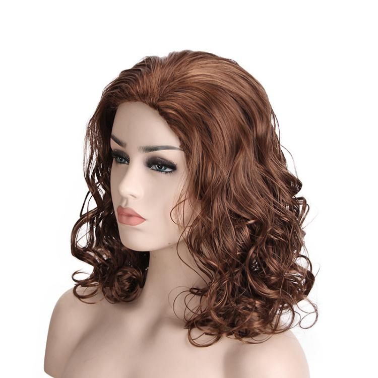 European and American Synthetic Fiber Fluffy Short Curly Wigs Wholesale