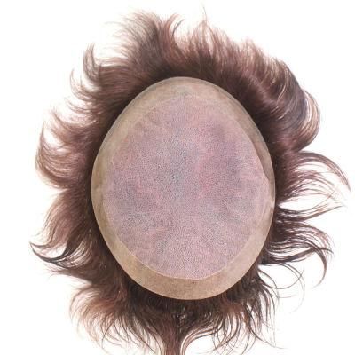 HS5 Silk Mono Base with Skin Perimeter Hair Toupee