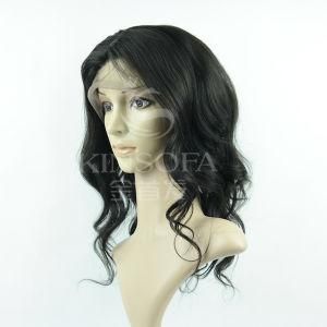100% Africa Hair Front Lace Wig (Kinsofa 247839)
