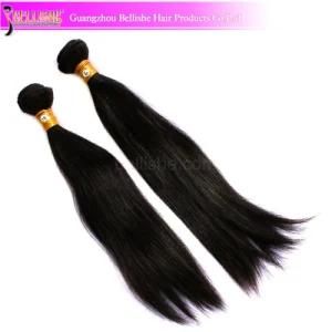 Hot Sale 18inch 100g Per Piece 6A Grade Straight Malaysian Human Hair Weave
