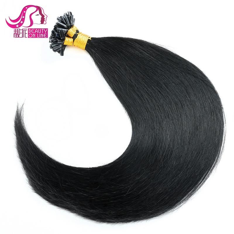 100% Human Hair Prebonded Hair, U Tip Hair