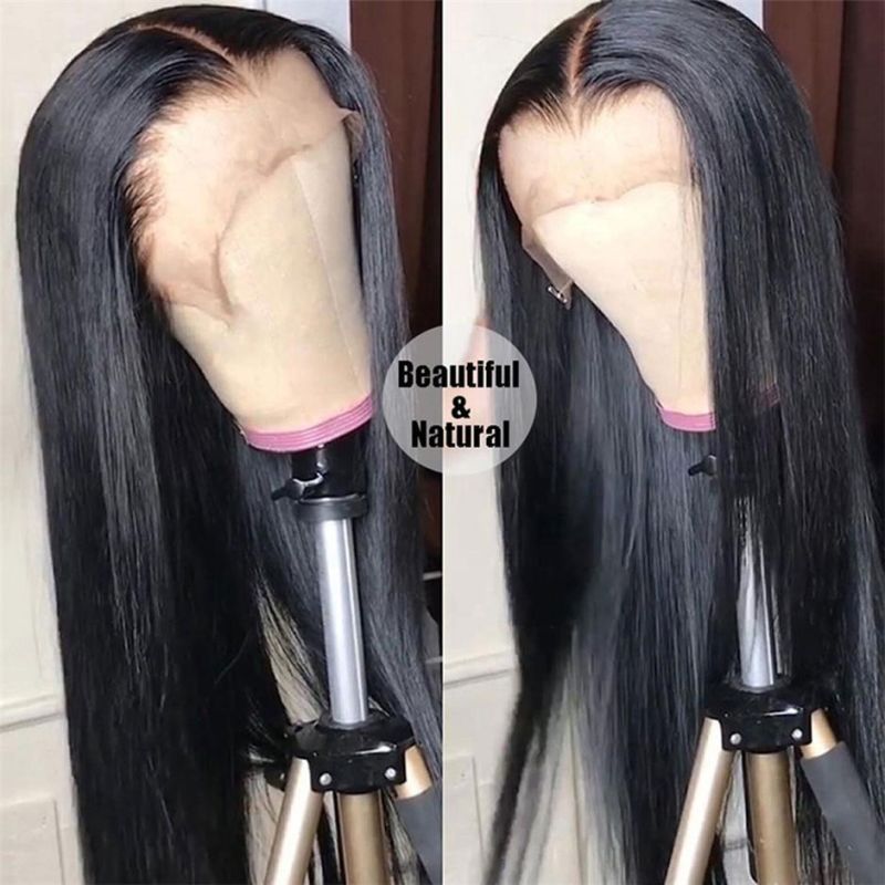 4X4 13X4 13X6 100% Brazilian HD Lace Front Human Hair Wigs, 180% Density Pre Plucked Lace Closure Frontal Wigs for Black Women