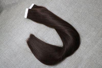 Aviva Virgin Human Hair Tape in Human Hair Extension 16inch Silky Straight Weaving