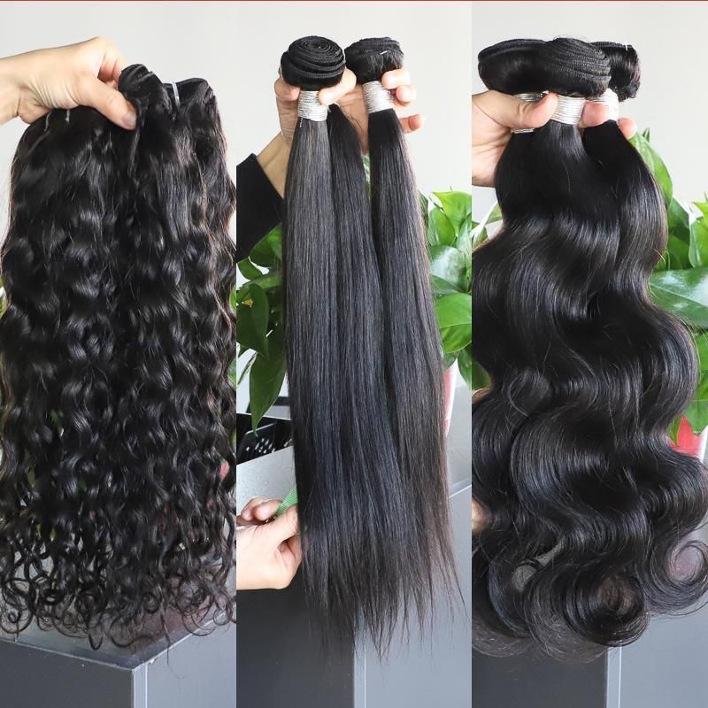 Kinky Straight Full Lace Wig Human Remy Indian Hair Bundles