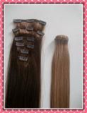 Real Remy Human Hair Extension Clip-in Hair Extension