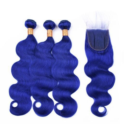 Kbeth Colorful Human Hair Weaving for Black Women Gift 2021 Trendy100% Real Hair 18 Inch Length Body Wave Bundle with HD Lace Closure Red Remy Hair Extension