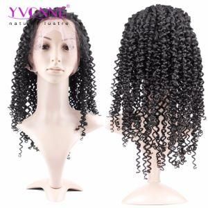 Yvonne Malaysian Curly Virgin Human Hair Lace Front Wigs for Black Women Natural Color Free Shipping