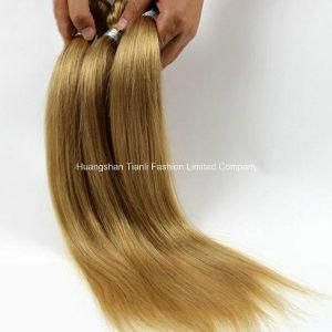 7A 22&quot; Blonde Hair Weaving Brazilian Straight Hair 125g