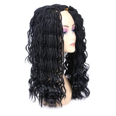 14inch 35stands Synthetic Crochet Braids Senegalese Twists with Wavy Ends Hair Extension