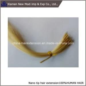 Virgin Human Hair Nano Rings Hair Extensions