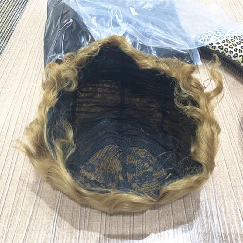 Cheap Price Africa Curly Hair Machine Made Human Hair Short Wigs Wholesale