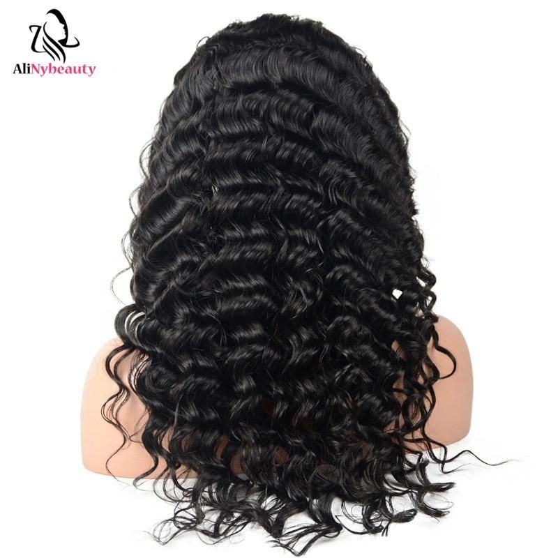 Wholesale Virgin Brazilian Natural Straight Mink Wig Human Hair Front Lace Wigs