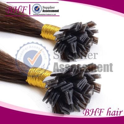 European Virgin Flat Tip Hair, Square Hair