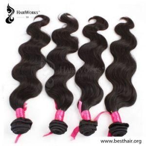 Tom Hairworks&reg; 100% Virgin 26&quot; Body Wave Natural Color Brazilian Human Hair Extensions