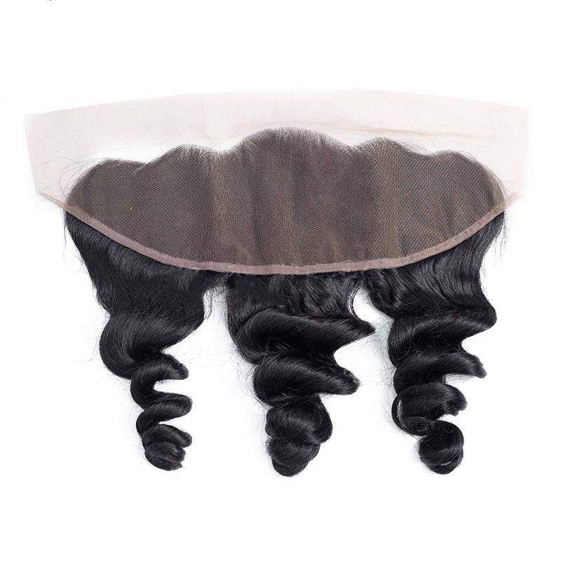 Top Quality Loose Wave Remy Human Hair Swiss 13*4 Frontal