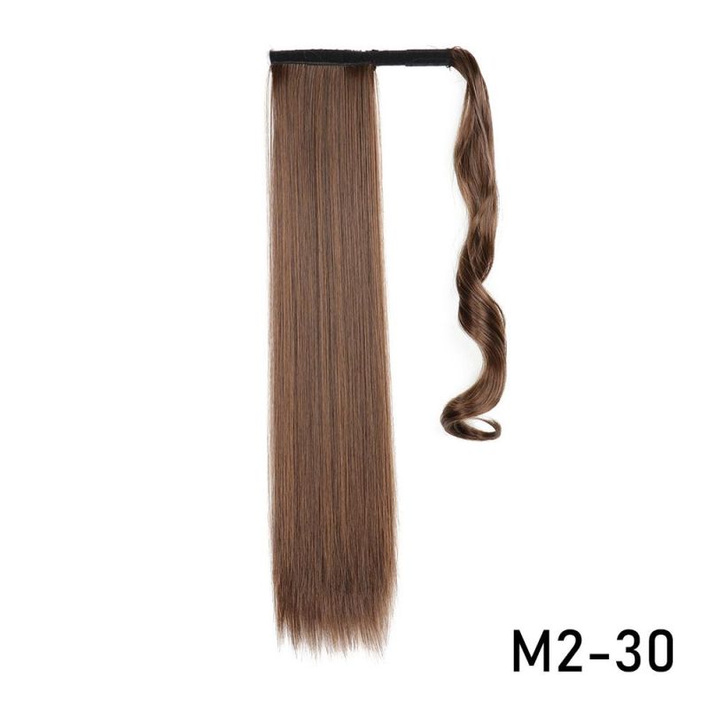 Heat Resistant Hair 22inch Wrap Around Pony Hairpiece for Women