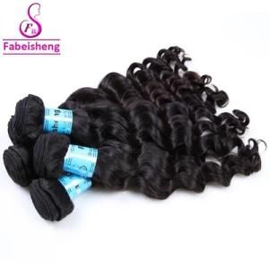 Top Quality Natural Black Peruvian Unprocessed Human Hair Weft Virgin Hair